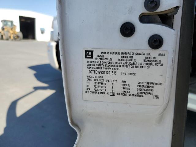 Photo 10 from auction – 2004 GMC NEW SIERRA with VIN 2GTEC19V341291315