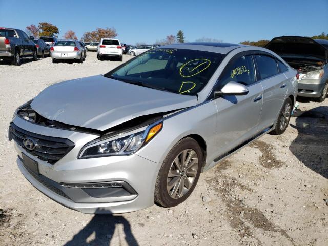 Photo 2 from auction – 2017 HYUNDAI SONATA SPO with VIN 5NPE34AF6HH560580