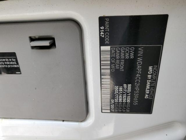 Photo 10 from auction – 2017 MERCEDES-BENZ SPRINTER 3 with VIN WDAPF4CC2HP539655