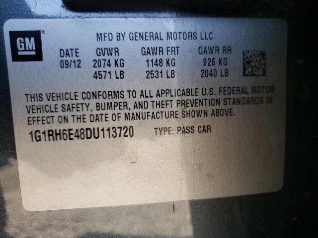 Zdjęcie 10 z aukcji – 2013 CHEVROLET VOLT z VIN 1G1RH6E48DU113720