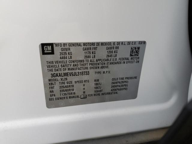 Photo 10 from auction – 2018 GMC TERRAIN SL with VIN 3GKALMEV9JL318733