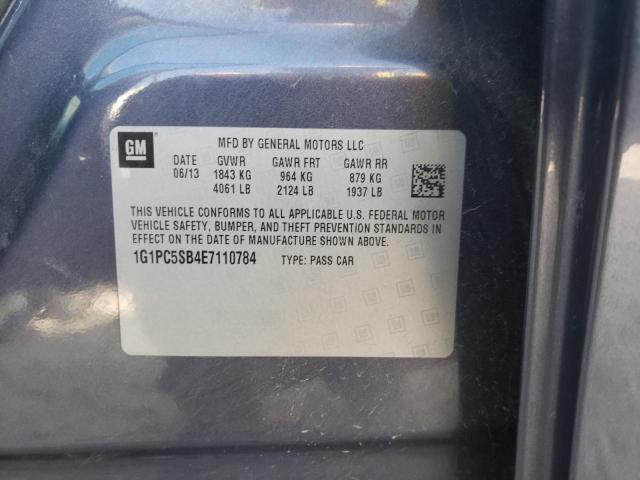 Photo 10 from auction – 2014 CHEVROLET CRUZE LT with VIN 1G1PC5SB4E7110784