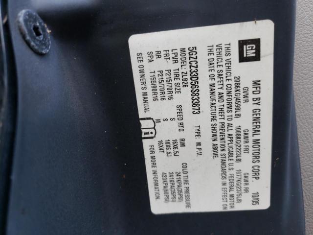 Photo 10 from auction – 2006 SATURN VUE with VIN 5GZCZ33D56S833873