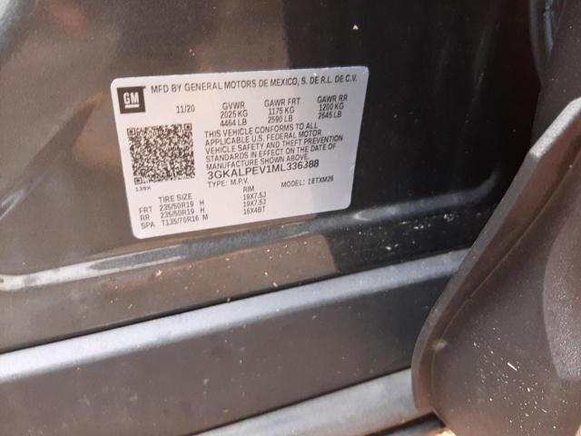 Photo 10 from auction – 2021 GMC TERRAIN SL with VIN 3GKALPEV1ML336388