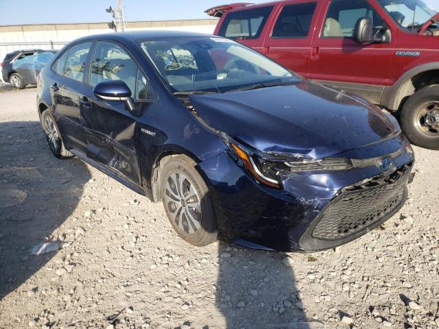 TOYOTA COROLLA LE 2021 with VIN JTDEAMDE5MJ022270 - Photo from auction
