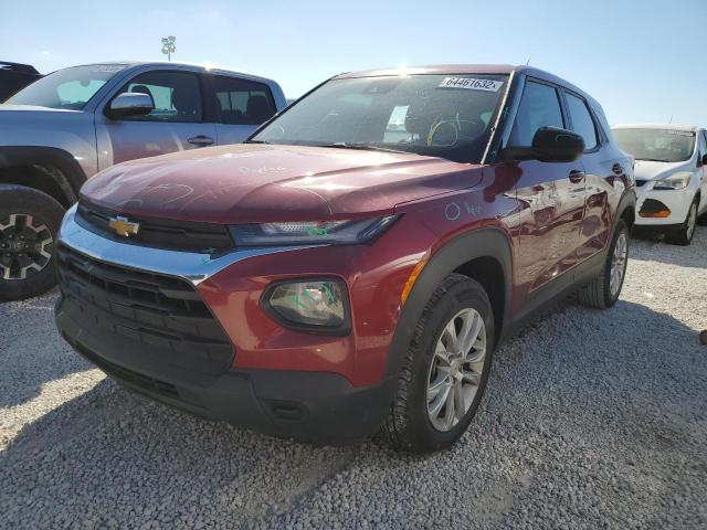 Photo 2 from auction – 2021 CHEVROLET TRAILBLAZE with VIN KL79MMS28MB011658