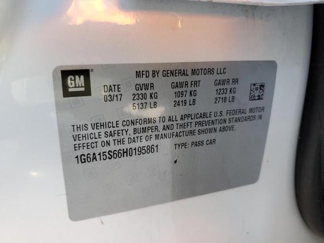Photo 10 from auction – 2017 CADILLAC CTS-V with VIN 1G6A15S66H0195861