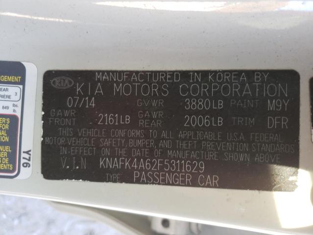 Photo 10 from auction – 2015 KIA FORTE LX with VIN KNAFK4A62F5311629