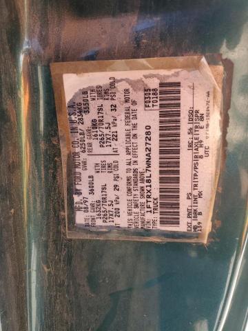 Photo 10 from auction – 1998 FORD F150 with VIN 1FTRX18L7WNA27280