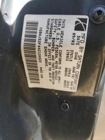 Zdjęcie 10 z aukcji – 2004 SATURN ION LEVEL z VIN 1G8AJ52F44Z134523