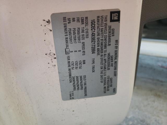 Photo 10 from auction – 2008 CHEVROLET SILVERADO with VIN 1GCEC14X98Z172884