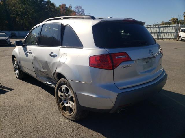 Photo 3 from auction – 2007 ACURA MDX TECHNO with VIN 2HNYD28347H550707