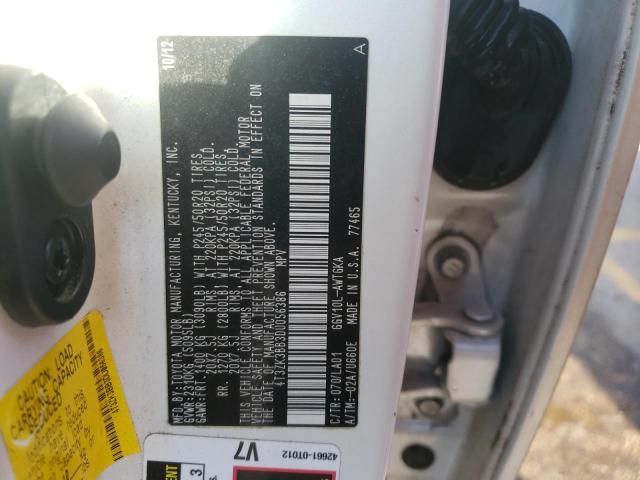 Photo 10 from auction – 2013 TOYOTA VENZA LE with VIN 4T3ZK3BB3DU056386