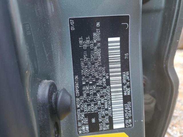 Photo 10 from auction – 2007 TOYOTA HIGHLANDER with VIN JTEEW21A670045828