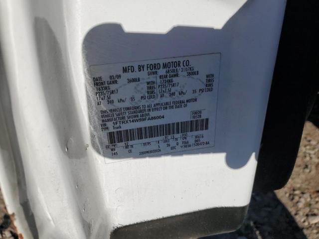 Photo 10 from auction – 2009 FORD F150 SUPER with VIN 1FTRX14W59FA86004