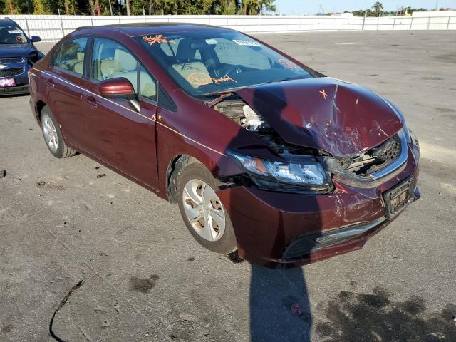 HONDA CIVIC LX 2015 with VIN 2HGFB2F52FH555346 - Photo from auction
