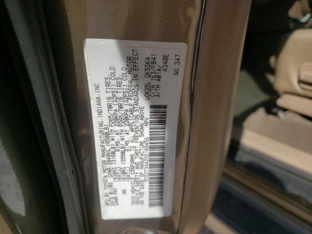 Photo 10 from auction – 2003 TOYOTA SEQUOIA SR with VIN 5TDZT34A23S169456