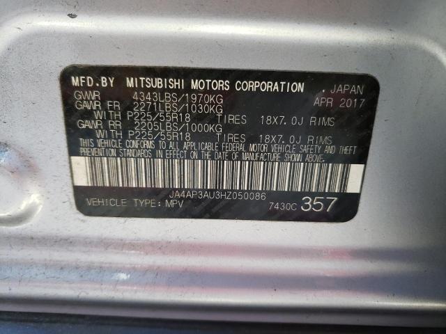 Photo 10 from auction – 2017 MITSUBISHI OUTLANDER with VIN JA4AP3AU3HZ050086