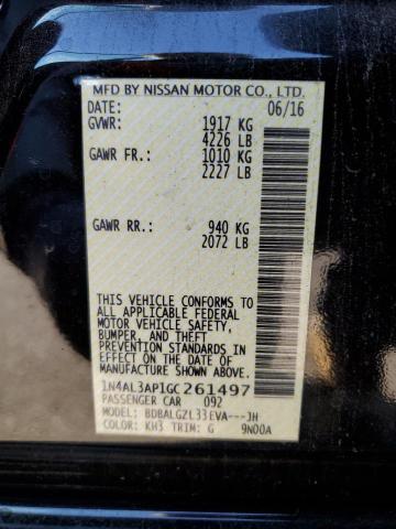 Photo 10 from auction – 2016 NISSAN ALTIMA with VIN 1N4AL3AP1GC261497