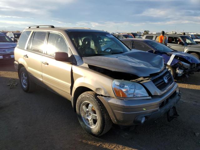 HONDA PILOT EXL 2004 with VIN 2HKYF18704H525710 - Photo from auction