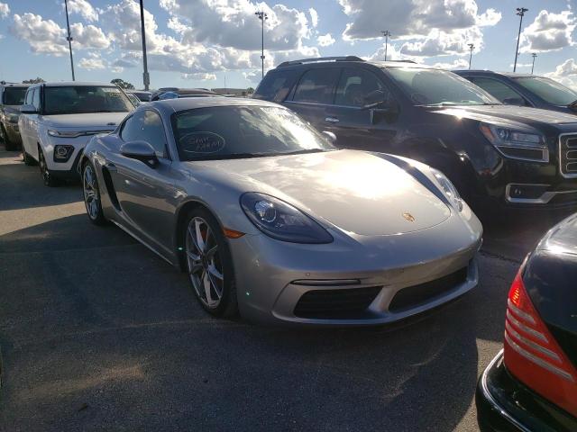 PORSCHE CAYMAN S 2018 with VIN WP0AB2A8XJK278134 - Photo from auction