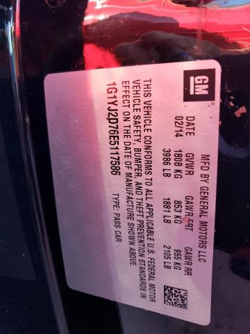 Photo 10 from auction – 2014 CHEVROLET CORVETTE S with VIN 1G1YJ2D76E5117586