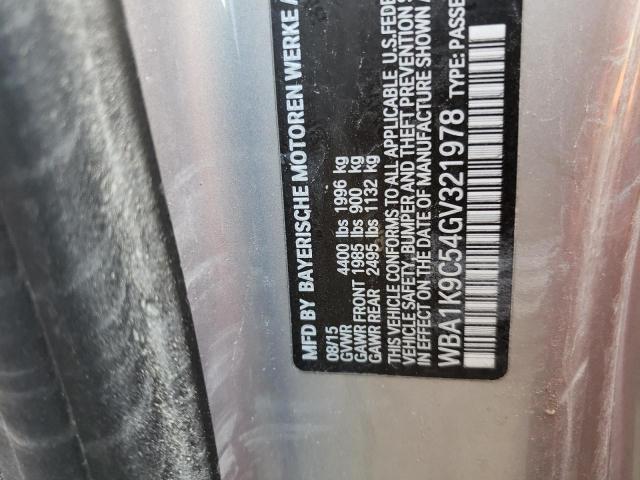 Photo 10 from auction – 2016 BMW 228 I SULE with VIN WBA1K9C54GV321978