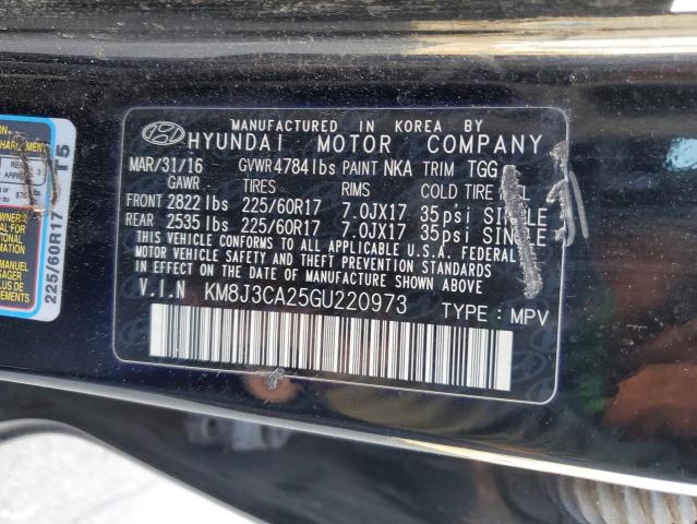 Photo 10 from auction – 2016 HYUNDAI TUCSON LIM with VIN KM8J3CA25GU220973