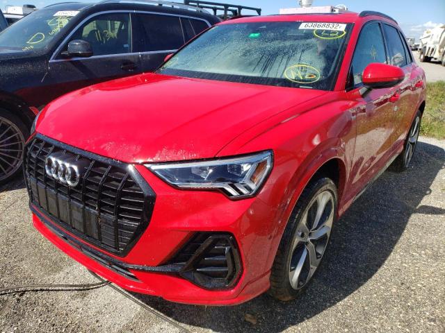Photo 2 from auction – 2021 AUDI Q3 PREMIUM with VIN WA1EECF3XM1115242