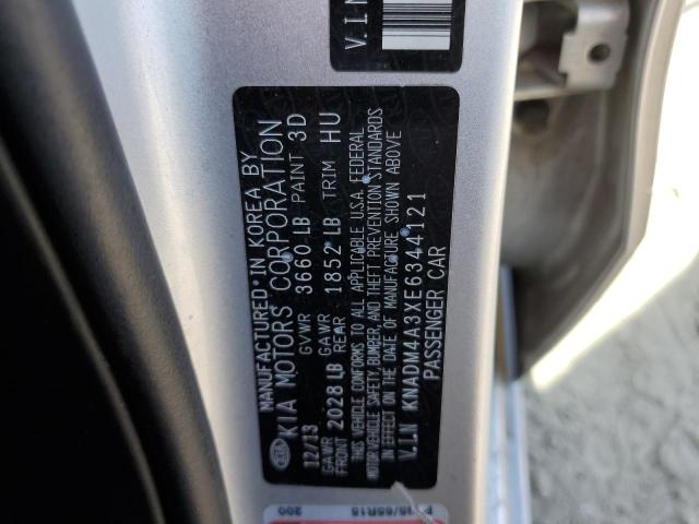 Photo 10 from auction – 2014 KIA RIO LX with VIN KNADM4A3XE6344121