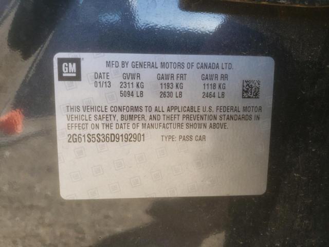 Photo 10 from auction – 2013 CADILLAC XTS PREMIU with VIN 2G61S5S36D9192901