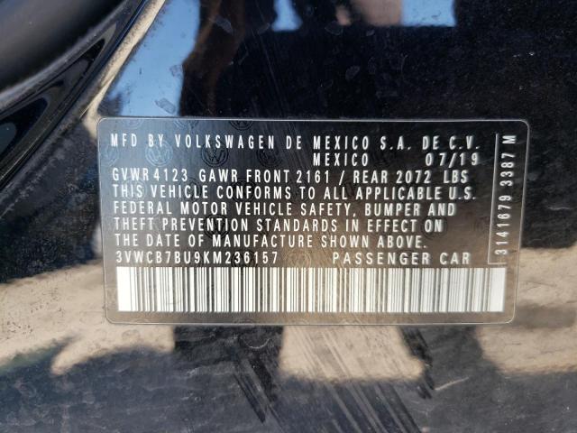 Photo 10 from auction – 2019 VOLKSWAGEN JETTA S with VIN 3VWCB7BU9KM236157