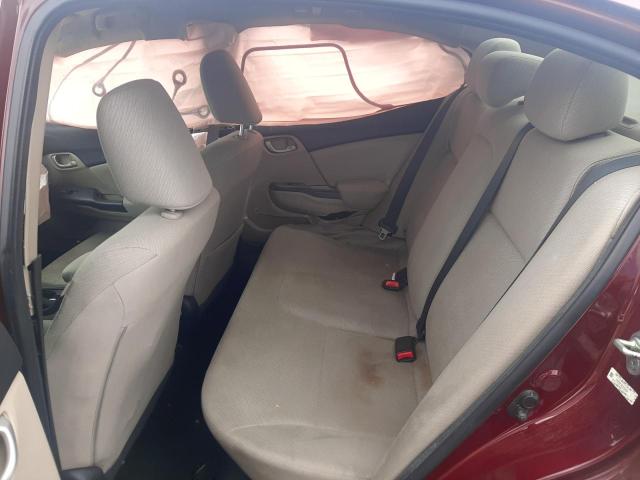 Photo 6 from auction – 2013 HONDA CIVIC LX with VIN 2HGFB2F59DH599647