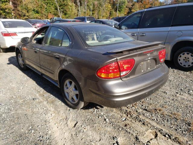 Photo 3 from auction – 2002 OLDSMOBILE ALERO GL with VIN 1G3NL52F12C289323