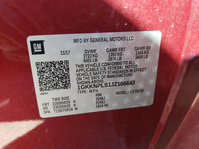 Photo 10 from auction – 2018 GMC ACADIA DEN with VIN 1GKKNPLS1JZ166643