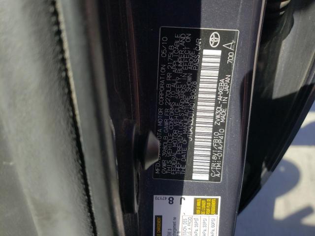 Photo 10 from auction – 2010 TOYOTA PRIUS with VIN JTDKN3DU1A0180678