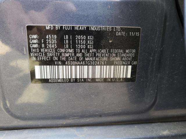 Photo 10 from auction – 2016 SUBARU LEGACY 2.5 with VIN 4S3BNAA67G3024761