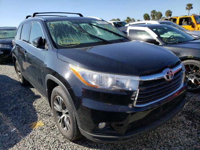 TOYOTA HIGHLANDER 2016 with VIN 5TDJKRFH1GS503253 - Photo from auction