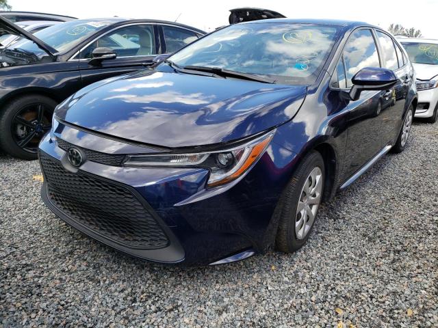 Photo 2 from auction – 2021 TOYOTA COROLLA LE with VIN JTDEPMAE8MJ125797