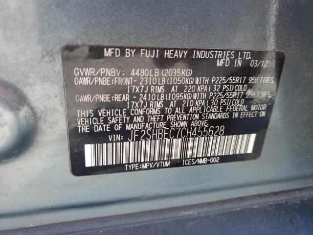 Photo 10 from auction – 2012 SUBARU FOREST LTD with VIN JF2SHBEC7CH455628