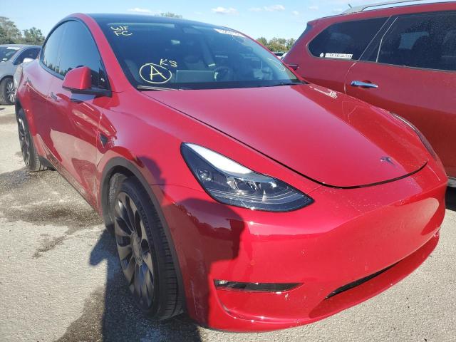 TESLA MODEL Y 2022 with VIN 7SAYGDEF3NF448800 - Photo from auction