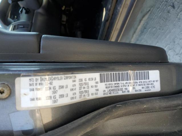 Photo 10 from auction – 2003 JEEP GRAND CHER with VIN 1J4GX48S53C581922
