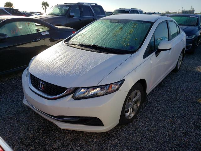 Photo 2 from auction – 2013 HONDA CIVIC LX with VIN 19XFB2F57DE019726