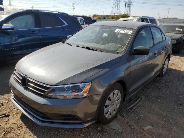 VOLKSWAGEN JETTA BASE 2015 with VIN 3VW2K7AJ8FM357738 - Photo from auction