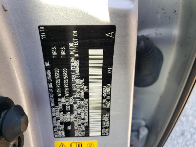Photo 10 from auction – 2019 LEXUS RX 450H BA with VIN 2T2BGMCA3KC033787