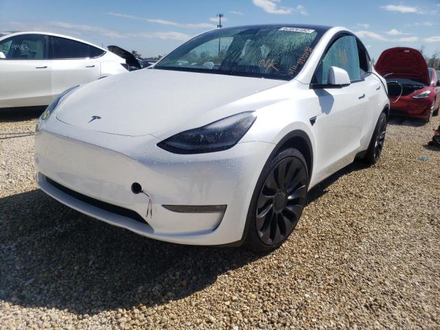 Photo 2 from auction – 2022 TESLA MODEL Y with VIN 7SAYGDEFXNF376512
