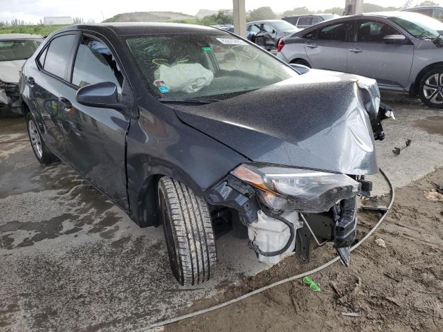 TOYOTA COROLLA L 2019 with VIN 5YFBURHE9KP878701 - Photo from auction