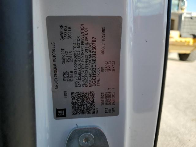 Photo 10 from auction – 2018 CHEVROLET COLORADO with VIN 1GCHSBEN8J1250787