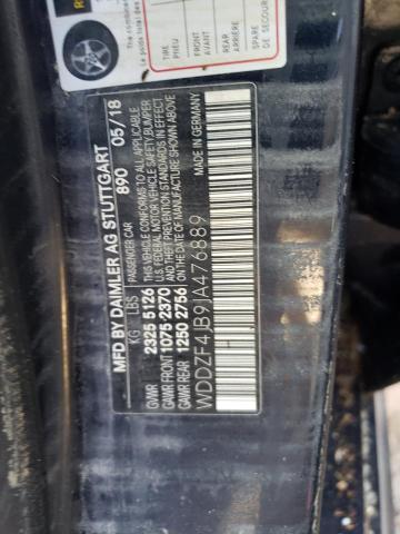 Photo 10 from auction – 2018 MERCEDES-BENZ E 300 with VIN WDDZF4JB9JA476889