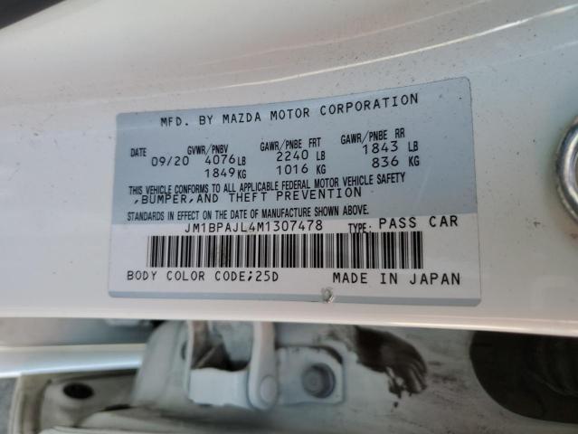 Photo 10 from auction – 2021 MAZDA 3 with VIN JM1BPAJL4M1307478